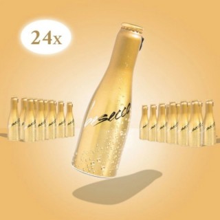 BeSecco пенливо бяло сухо вино JustBe 100% сорт Глера 10.5% об. алк., 200 мл*24 бут.